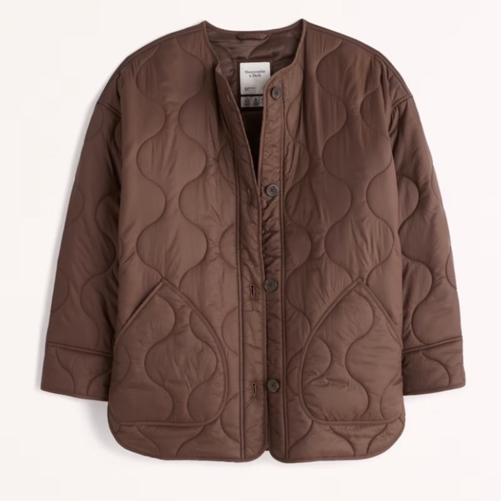 NWT Abercrombie and Fitch Quilted Liner Jacket